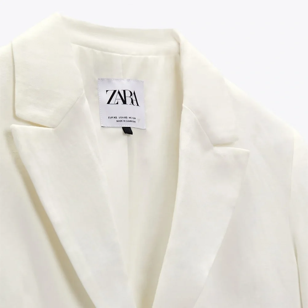 Zara Women's Cream Blazer - Picture 2 of 5